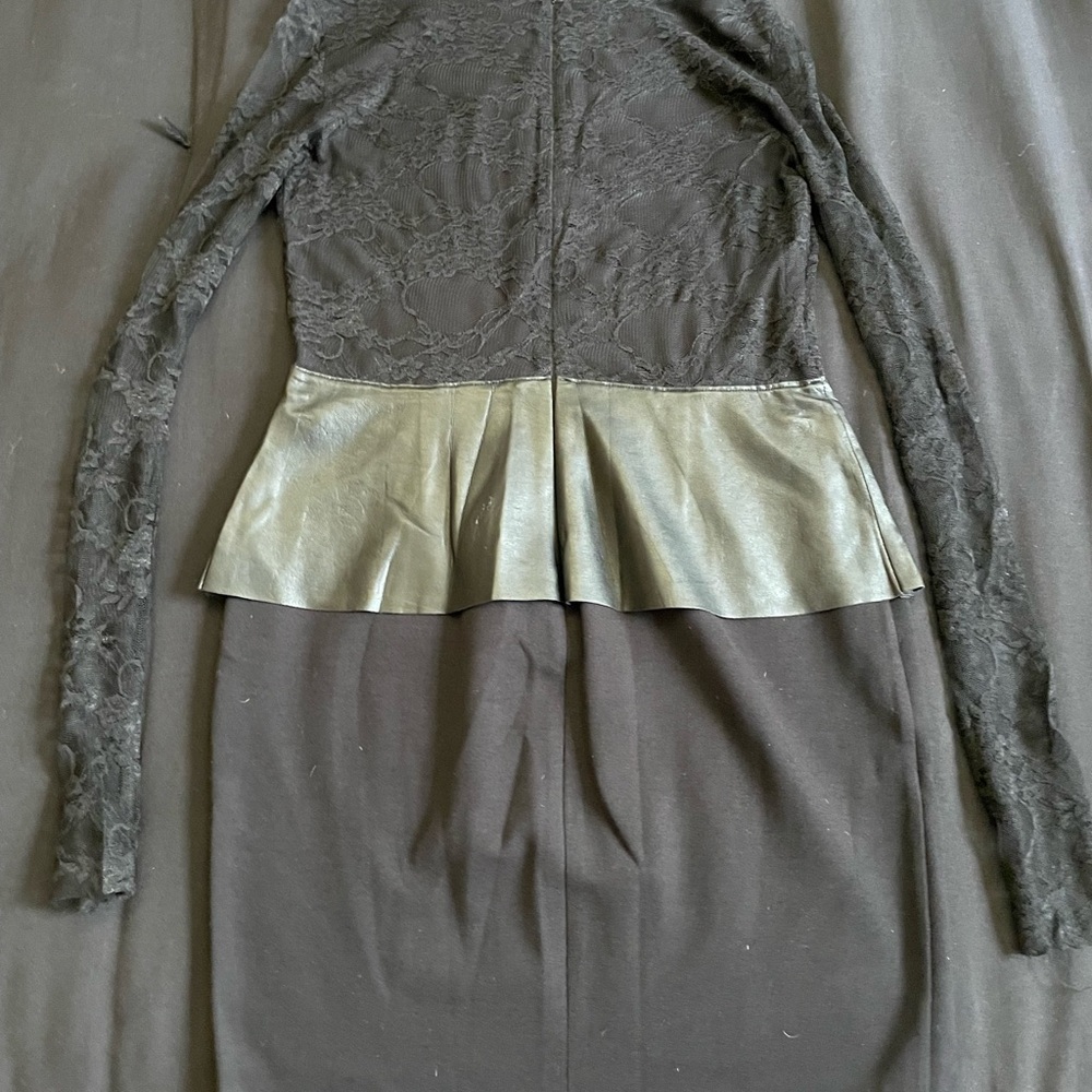 Anthropologie Black formal dress